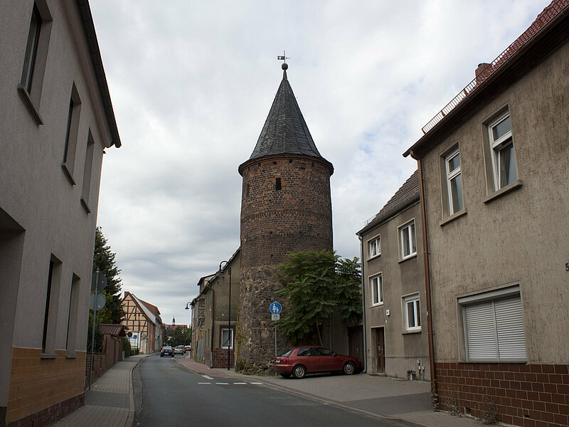 Unterer Stadtturm von der Wittenberger Straße